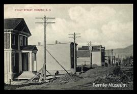 "Front Street, Hosmer, B.C."