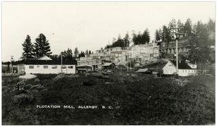 Flotation mill - concentrator, Allenby, B.C.